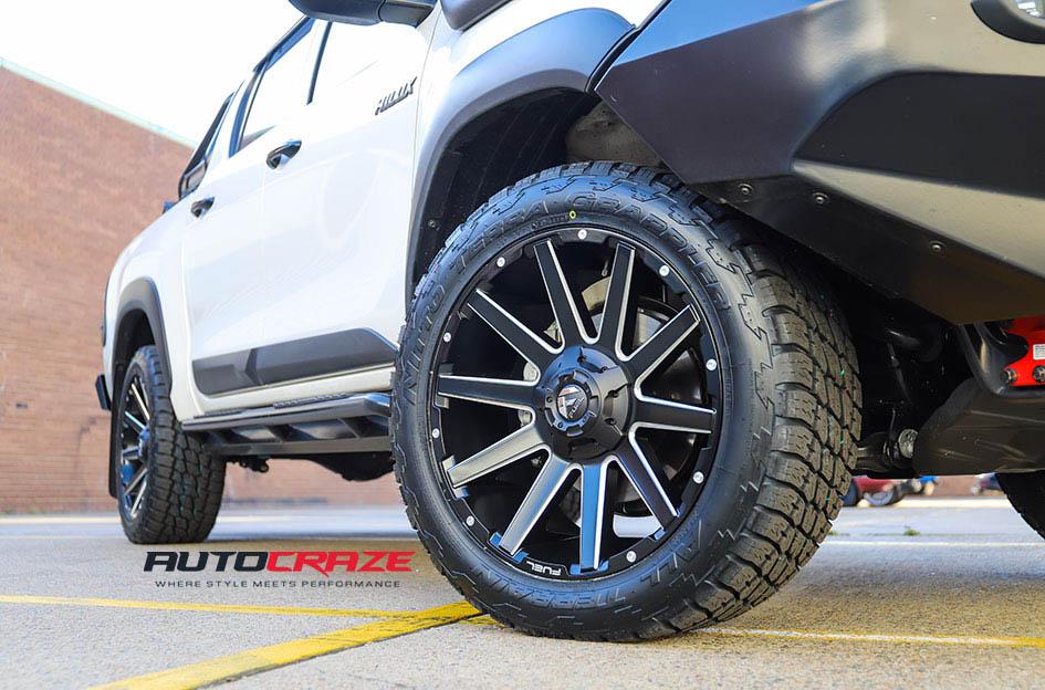 TOYOTA HILUX N80 RUGGED X CONTRA MATTE BLACK MILLED
